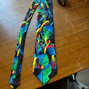 No Boundaries Multicolor Abstract Men's Tie